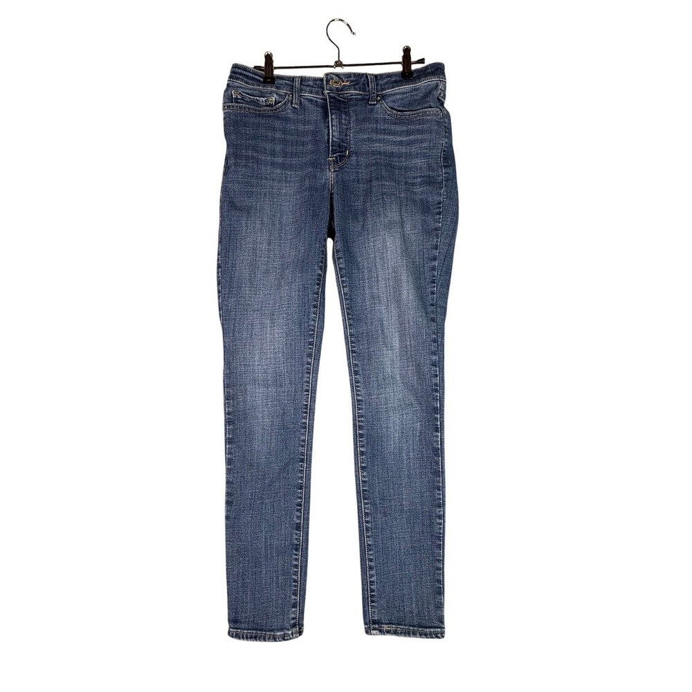 Levis 711 Skinny Jeans Womens 29 Medium Wash Blue Mid Rise Denim Pants